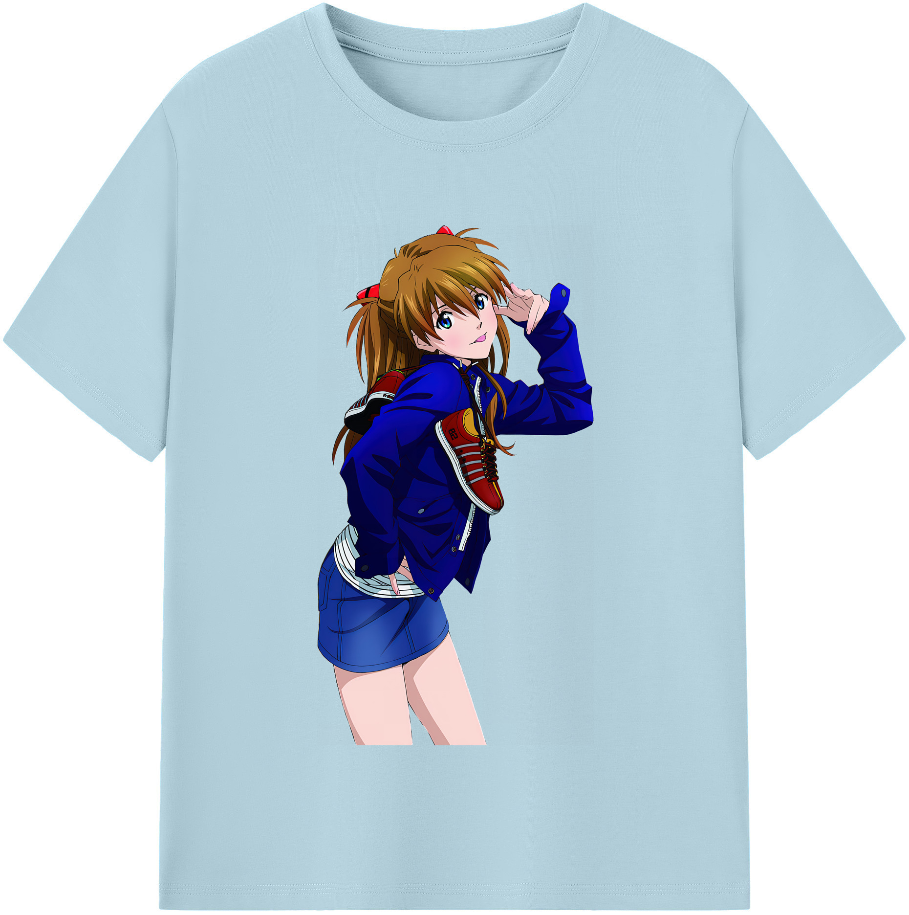 （画像用） EVA 新世紀エヴァンゲリオン 綿100％半袖Tシャツ（フロントプリント）
